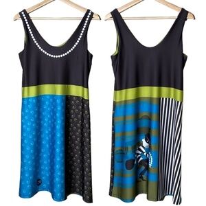 VOLT #42 Bandit Sleeveless Dress Polyester Spandex Blend Rare Design US Sz 10